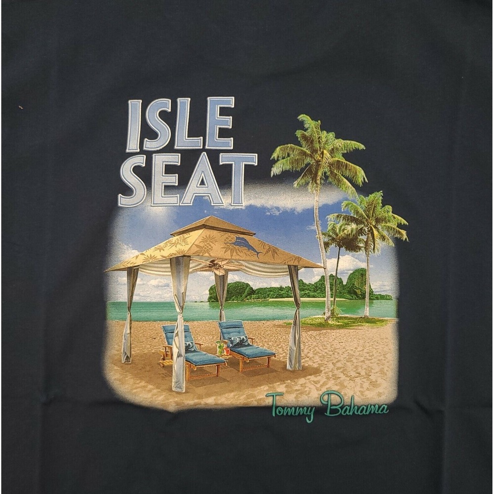 Tommy Bahama Mens Graphic T-Shirt Small TR222819TJ Isle Seat Tee 100% Cotton New